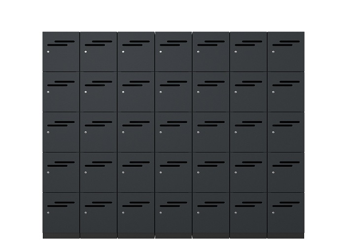 5 Door Melamine Lockers