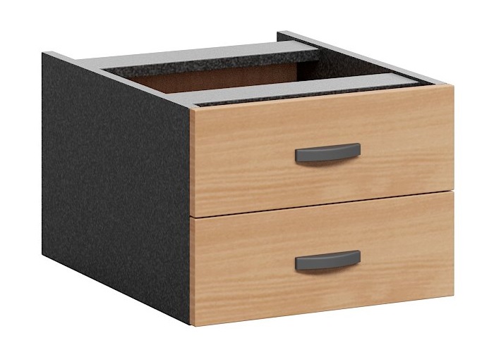 Accent 2 Small Drawer Fixed Pedestal