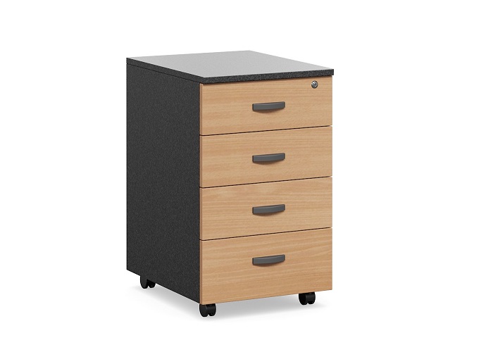 Accent 4 Drawer Mobile Pedestal