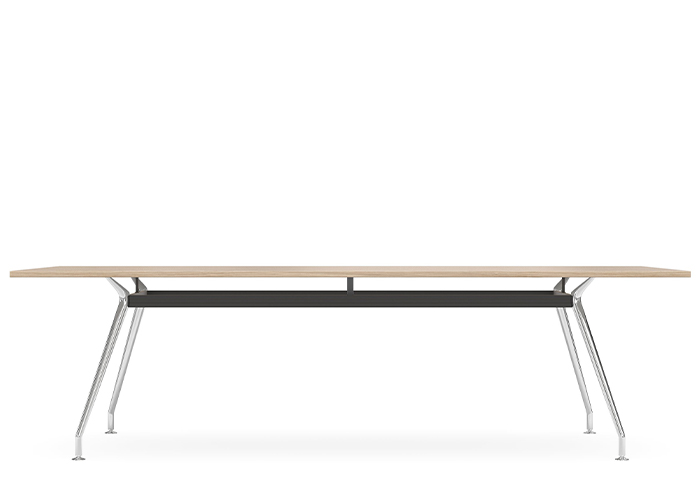 Apollo Boardroom Table Polished Steel