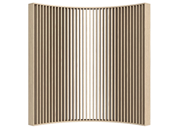 Curved Slat Wall