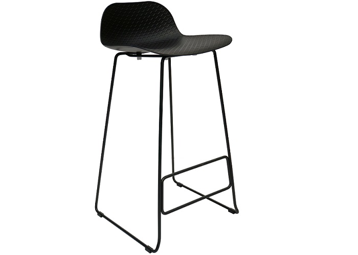 Emboss Bar Stool – Black