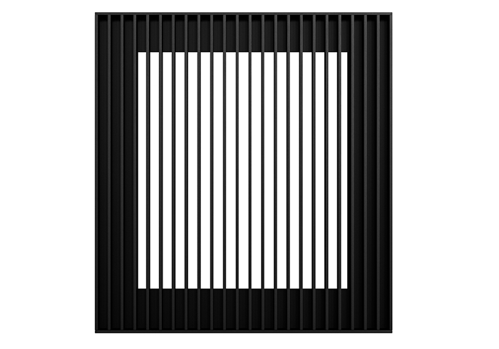 Full Framed Slat Wall