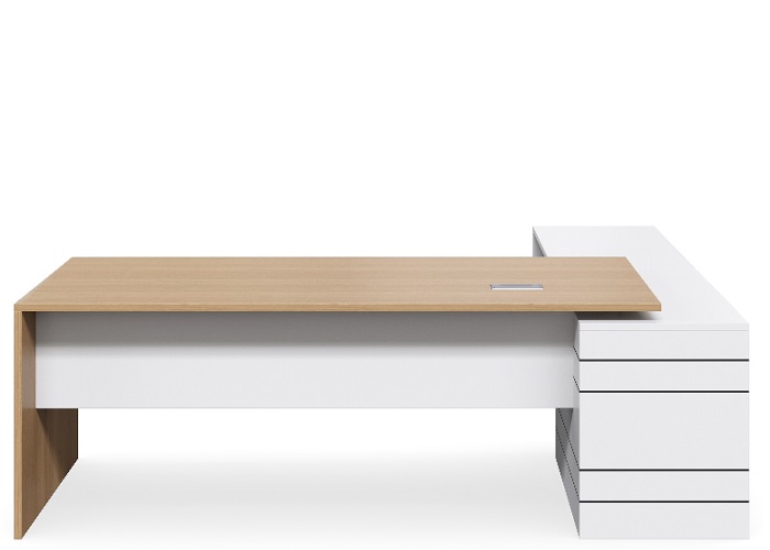 Geo Slab End Desk