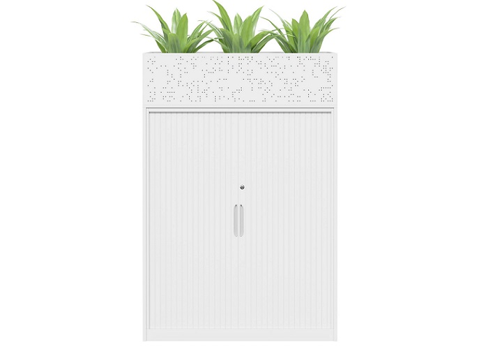 Lunar Tambour Door Cabinet – 900mmW