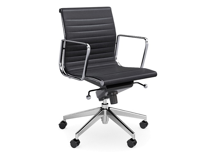 Turin Chair – Chrome / Black