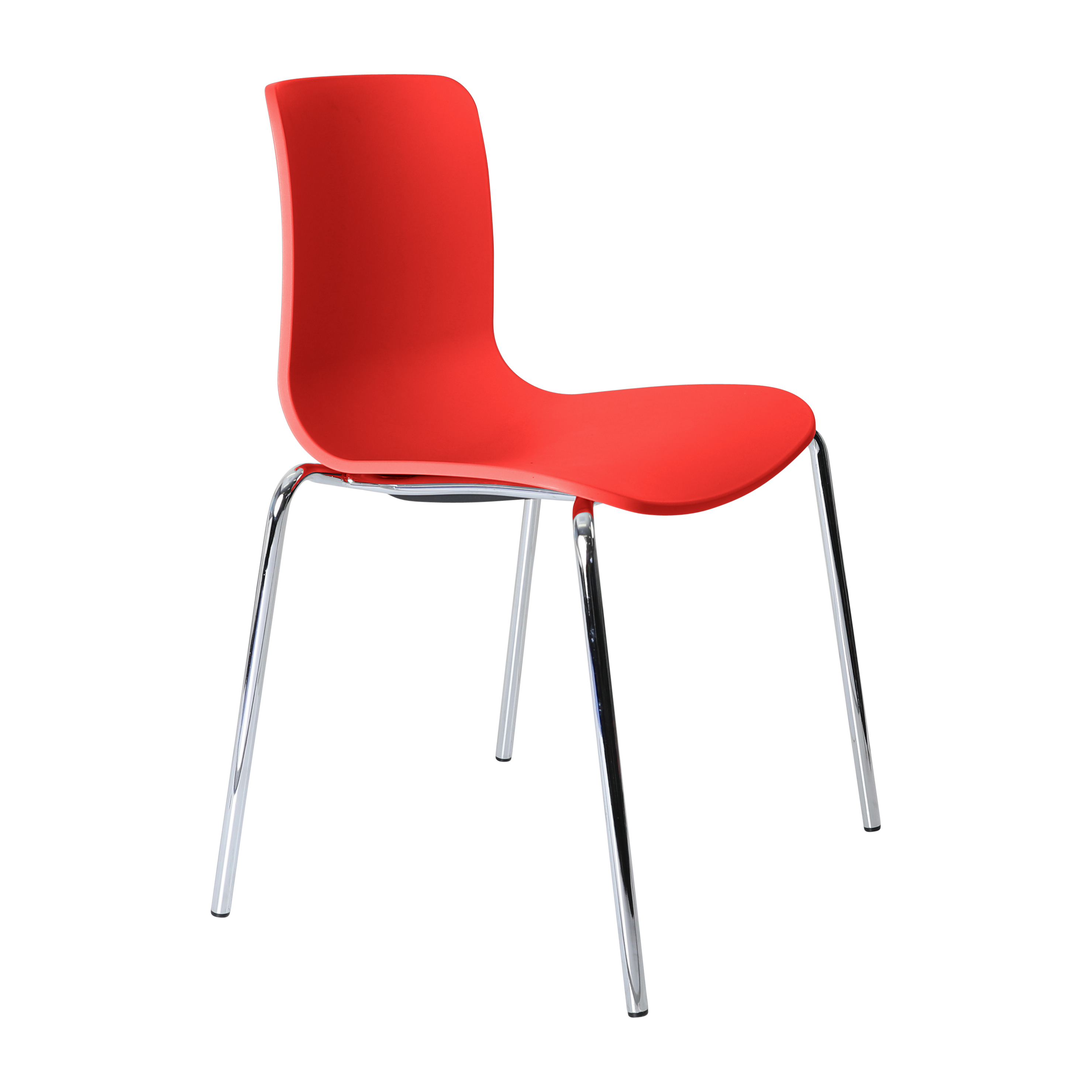 Acti Chair (Red / 4-leg Chrome Frame)