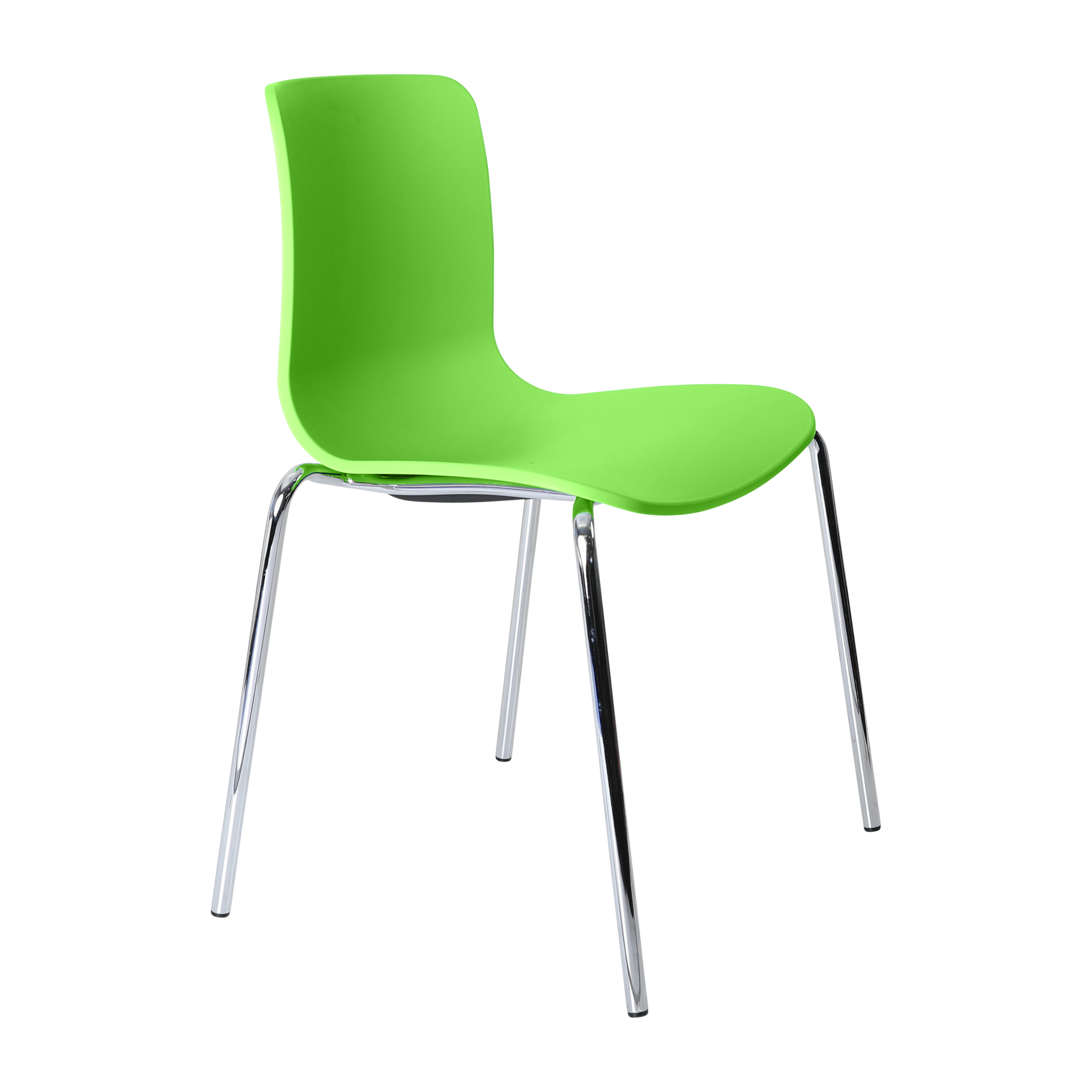 Acti Chair (Green / 4-leg Chrome Frame)