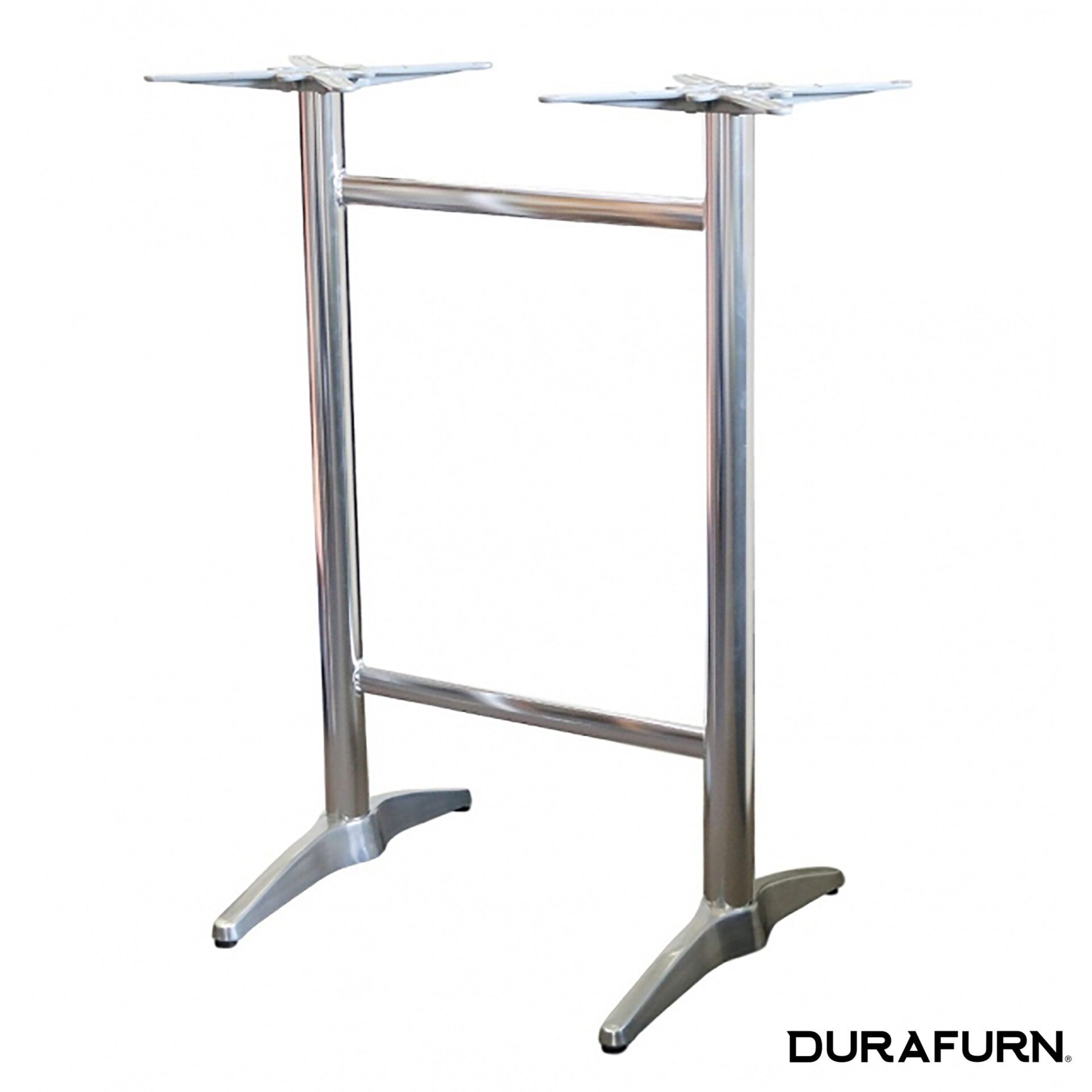 Astoria Aluminium Twin BAR Table Base - For 1200x800 tops