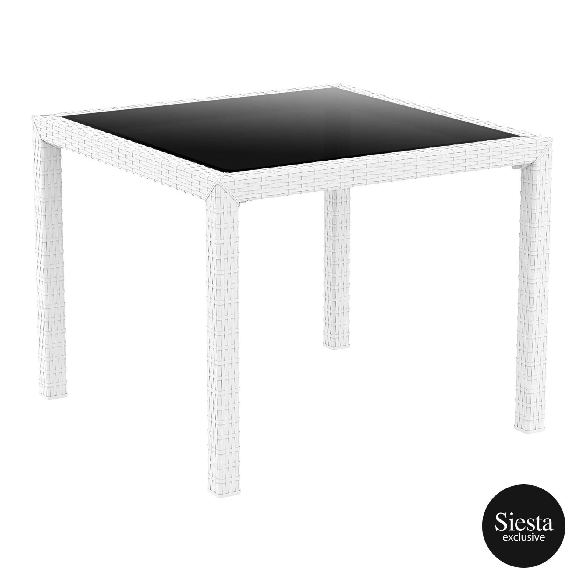 Bali Table 940 x 940 - White