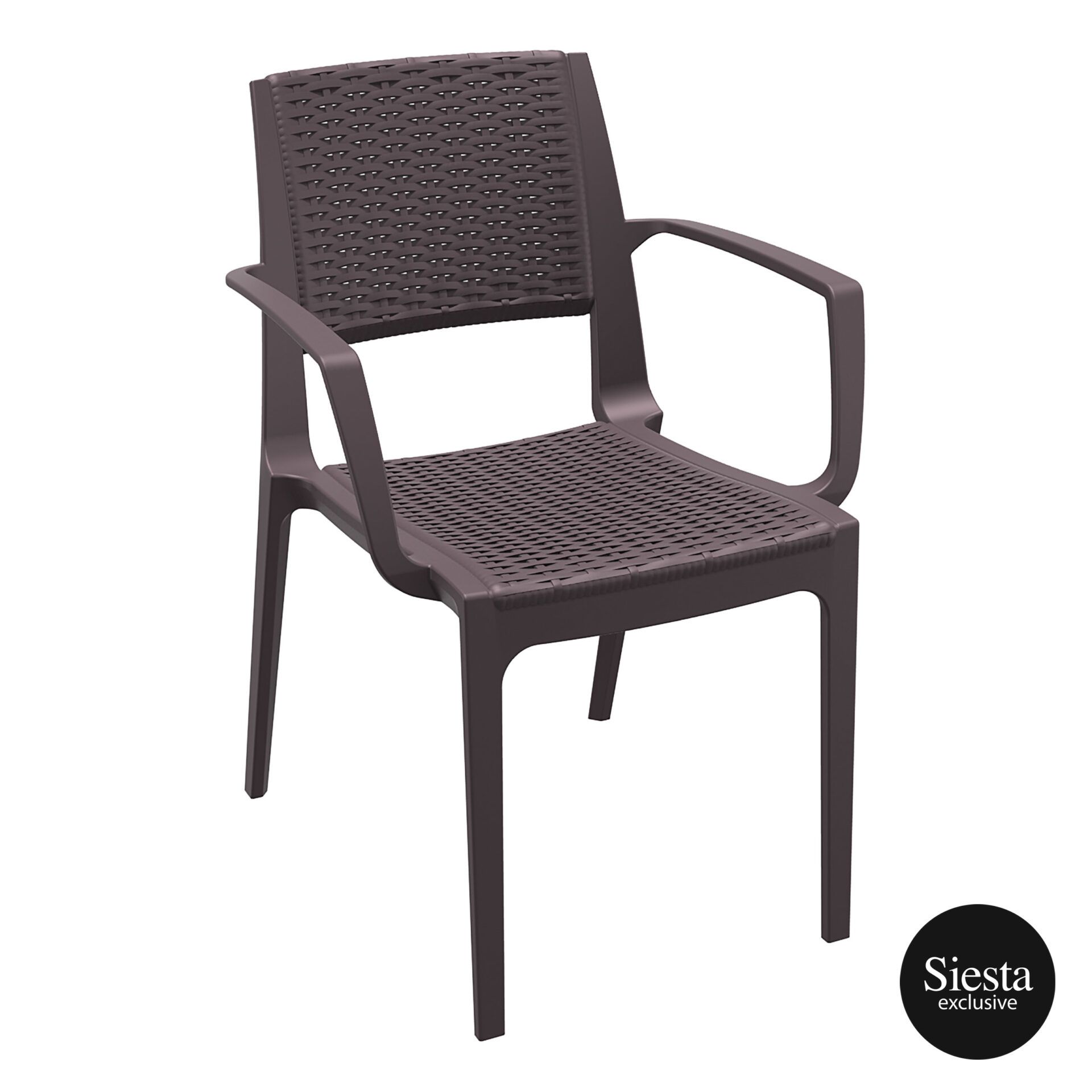 Capri Armchair - Chocolate