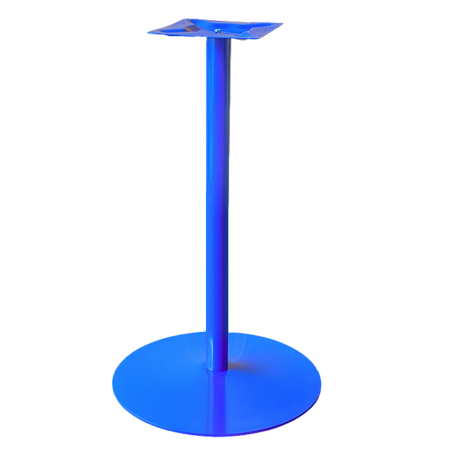 Coral Round BAR Table Base - Blue