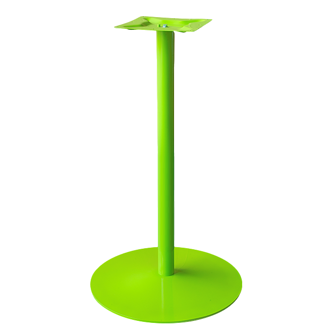 Coral Round BAR Table Base - Green