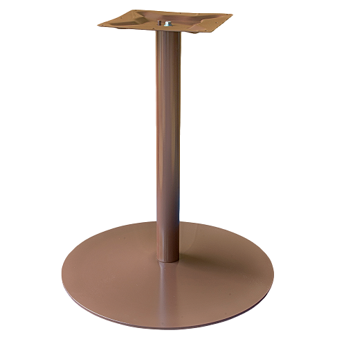 Coral Round Table Base - Chocolate