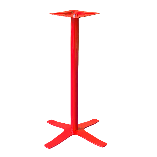 Coral Star BAR Table Base - Red