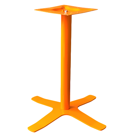 Coral Star Table Base - Orange