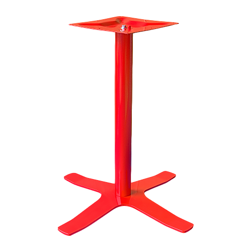 Coral Star Table Base - Red