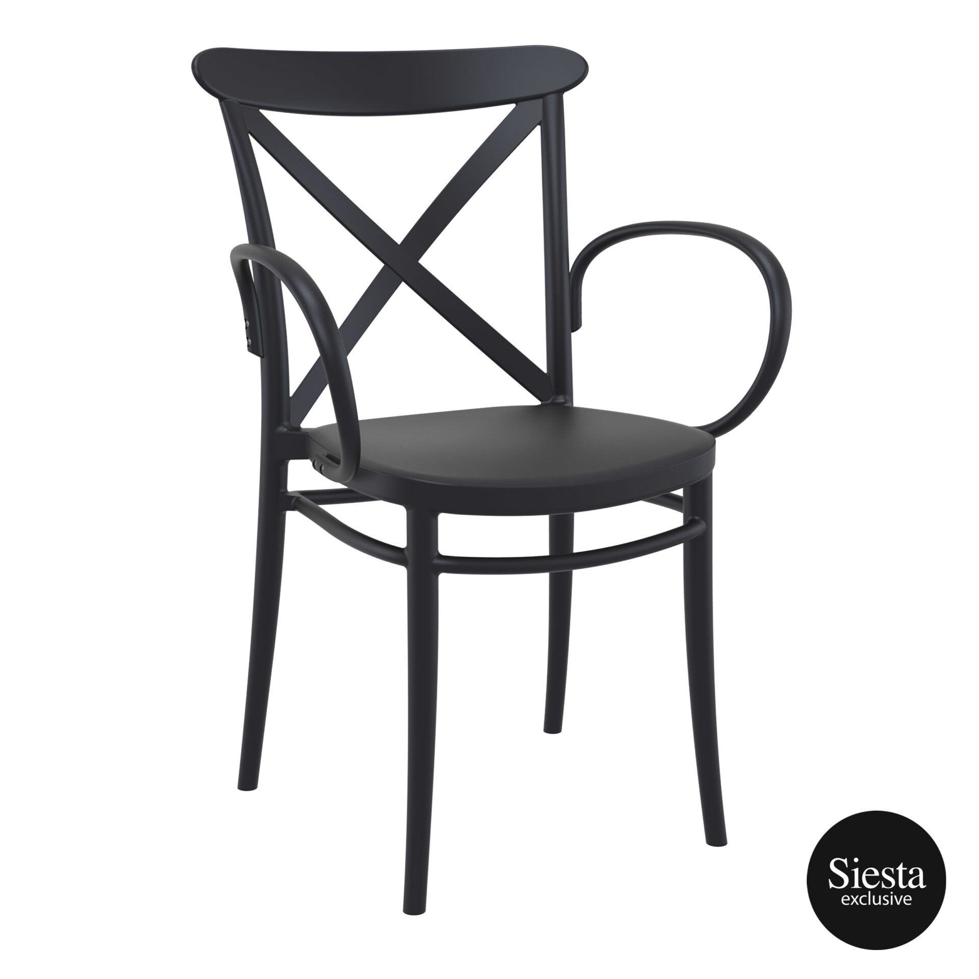 Cross XL Armchair - Black