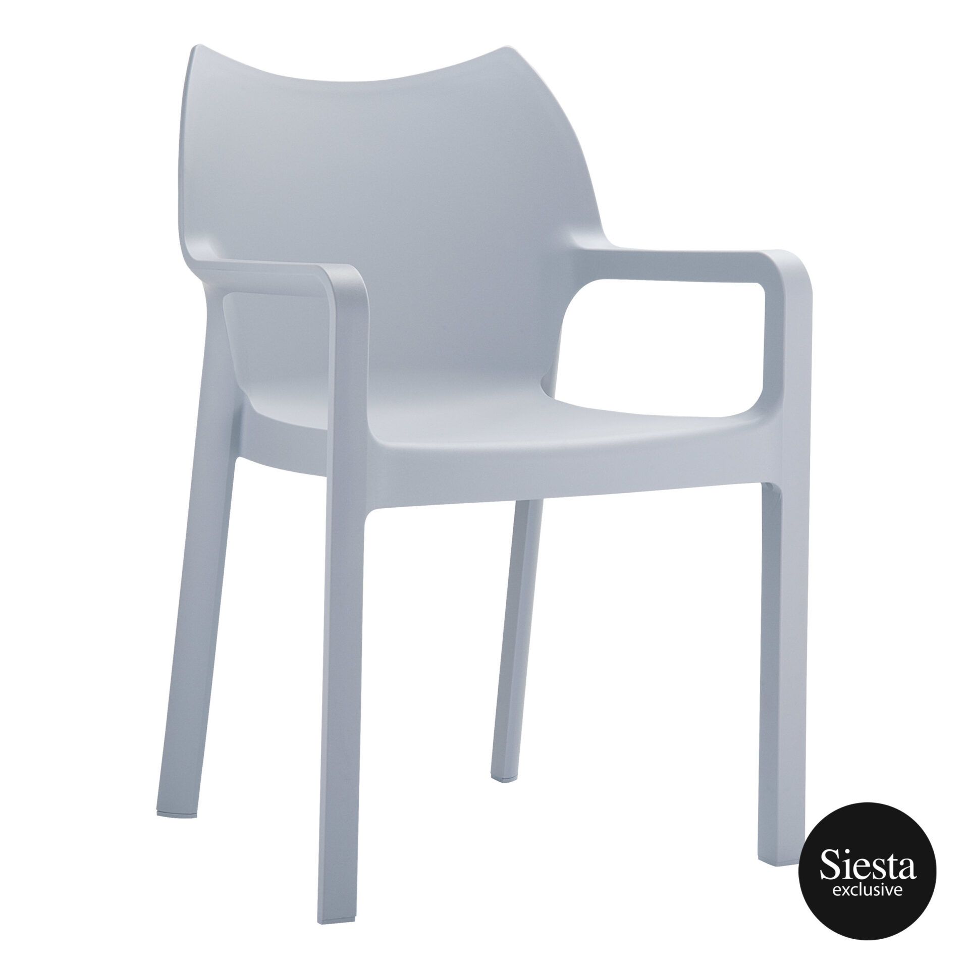 Diva Armchair - Silver Grey