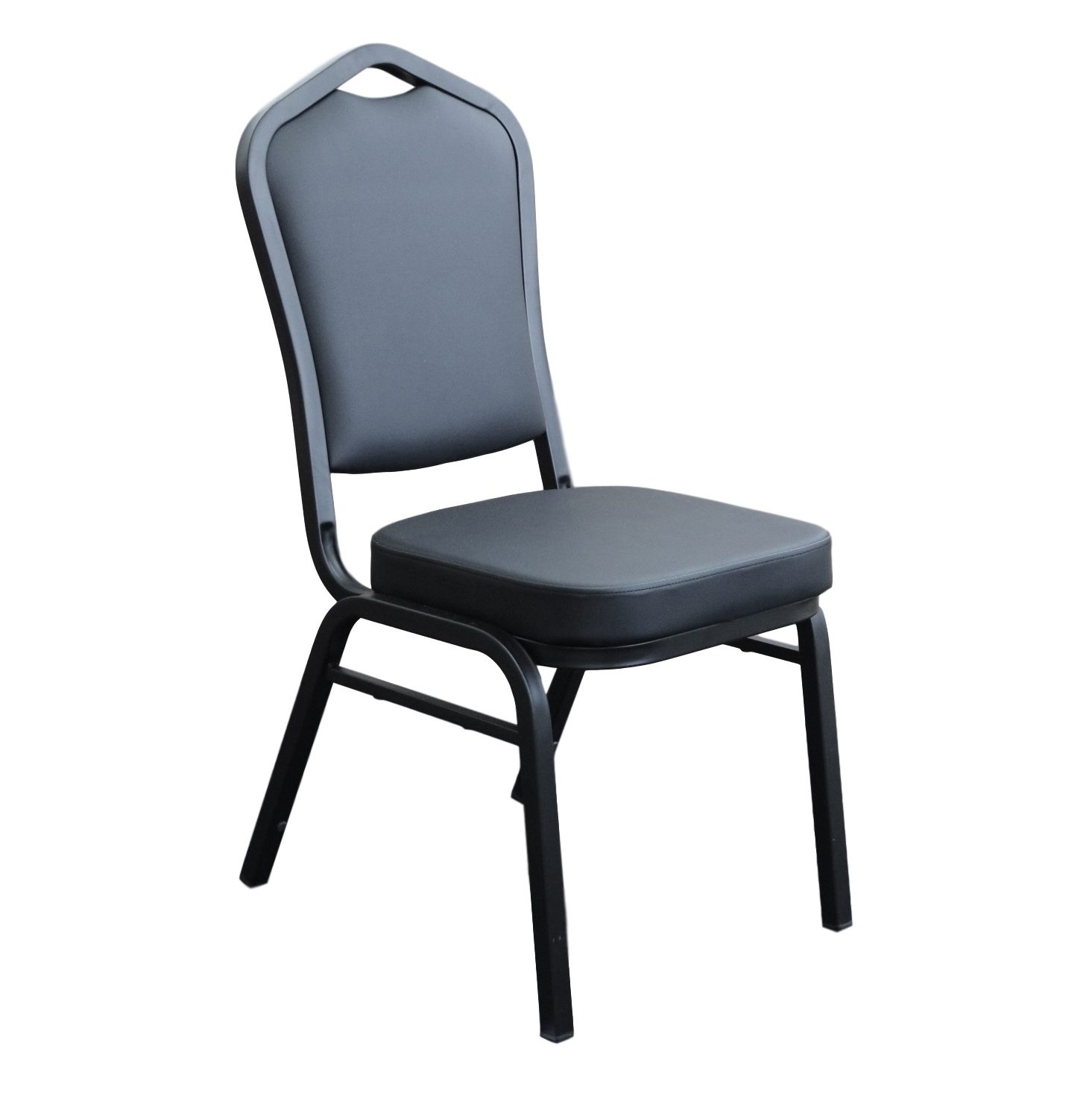 Function Chair - Black Vinyl / Black Frame