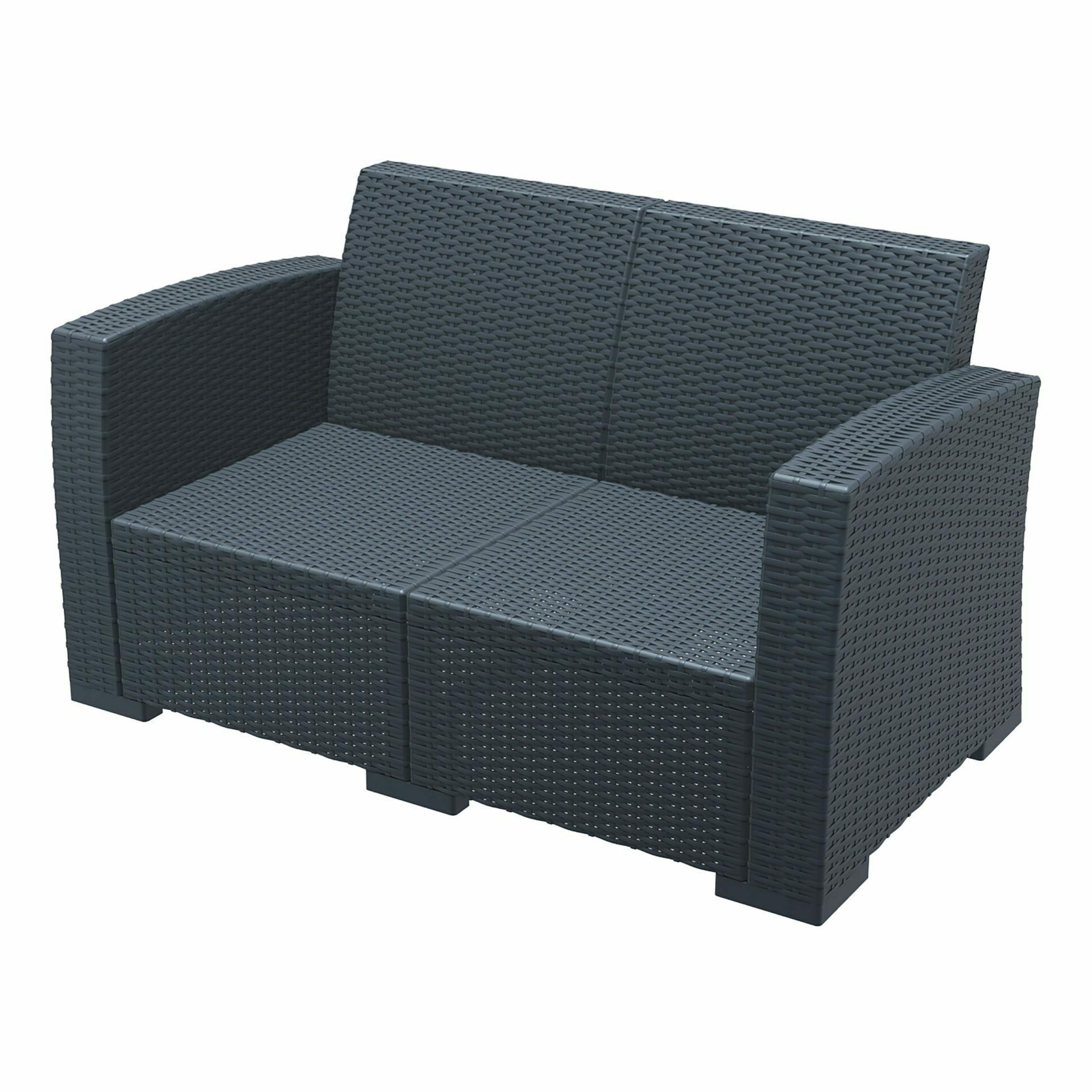 Monaco Lounge Sofa - Anthracite - No cushion