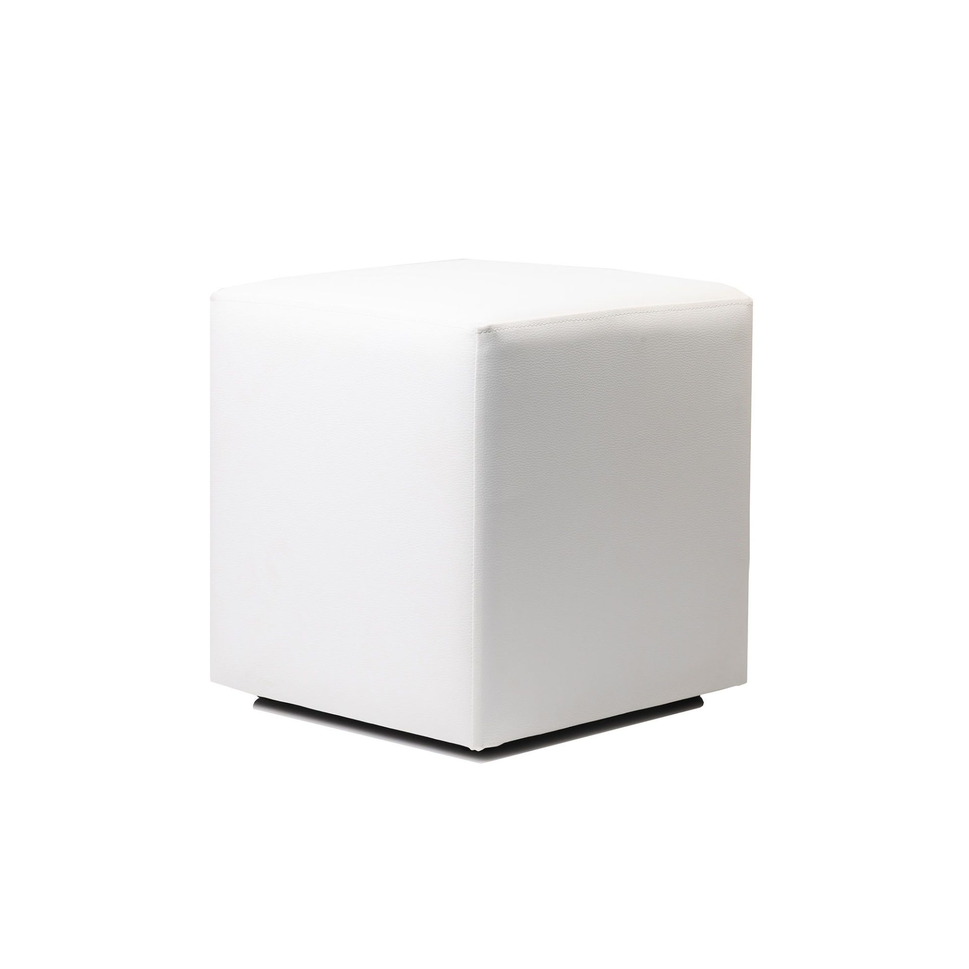 Ottoman Cube - White