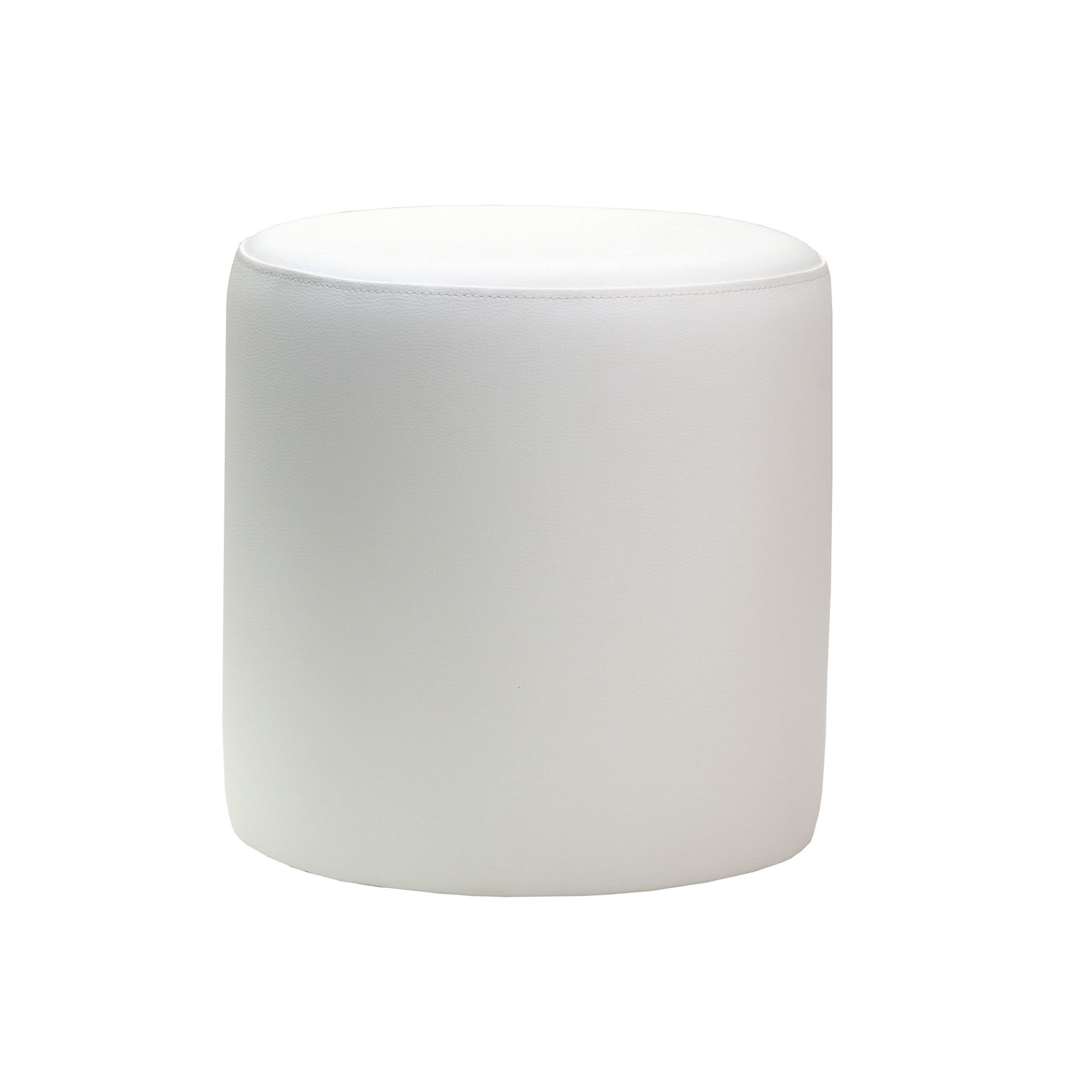 Ottoman Round - White