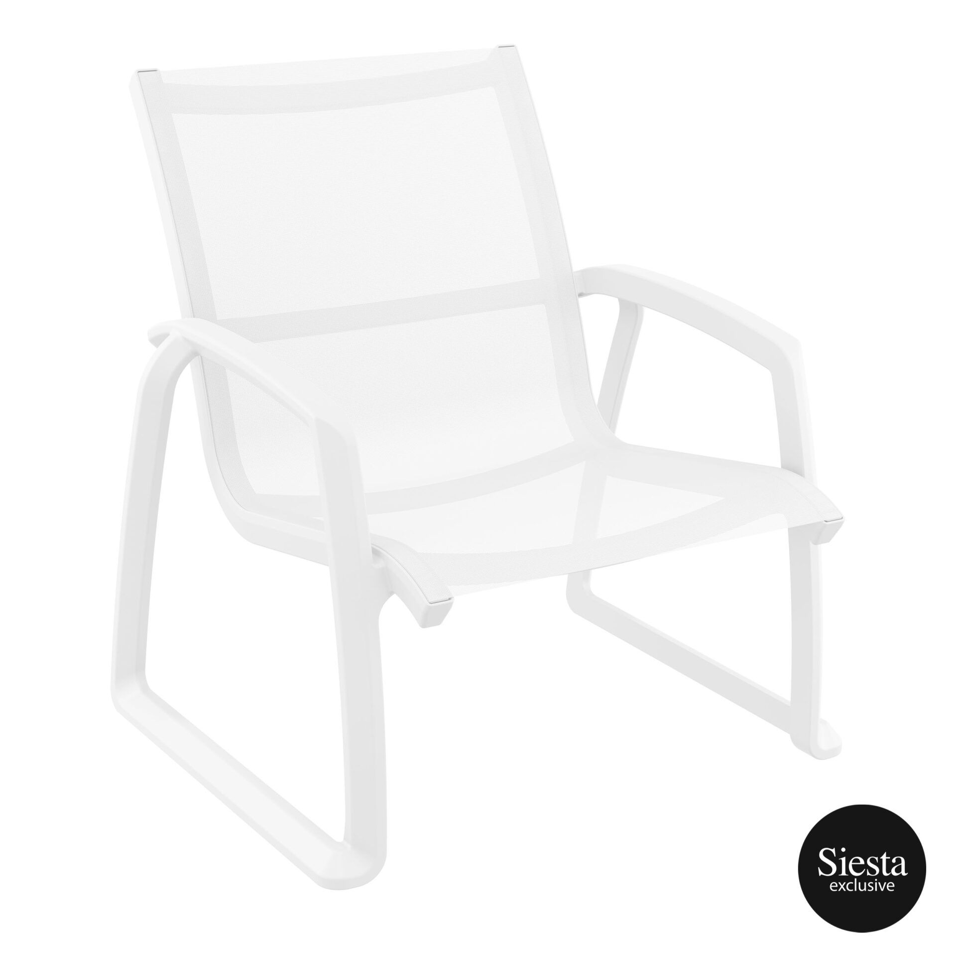 Pacific Lounge Armchair - White