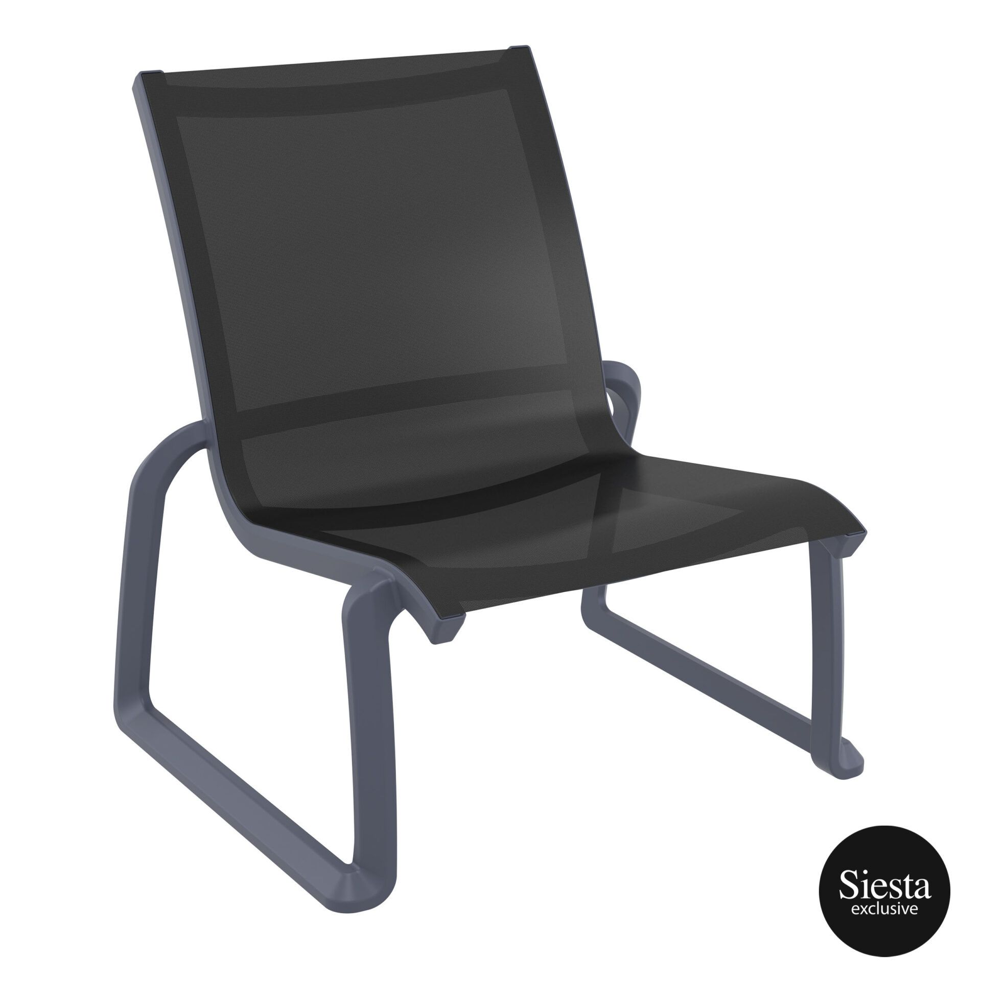 Pacific Lounge Chair - Anthracite/Black