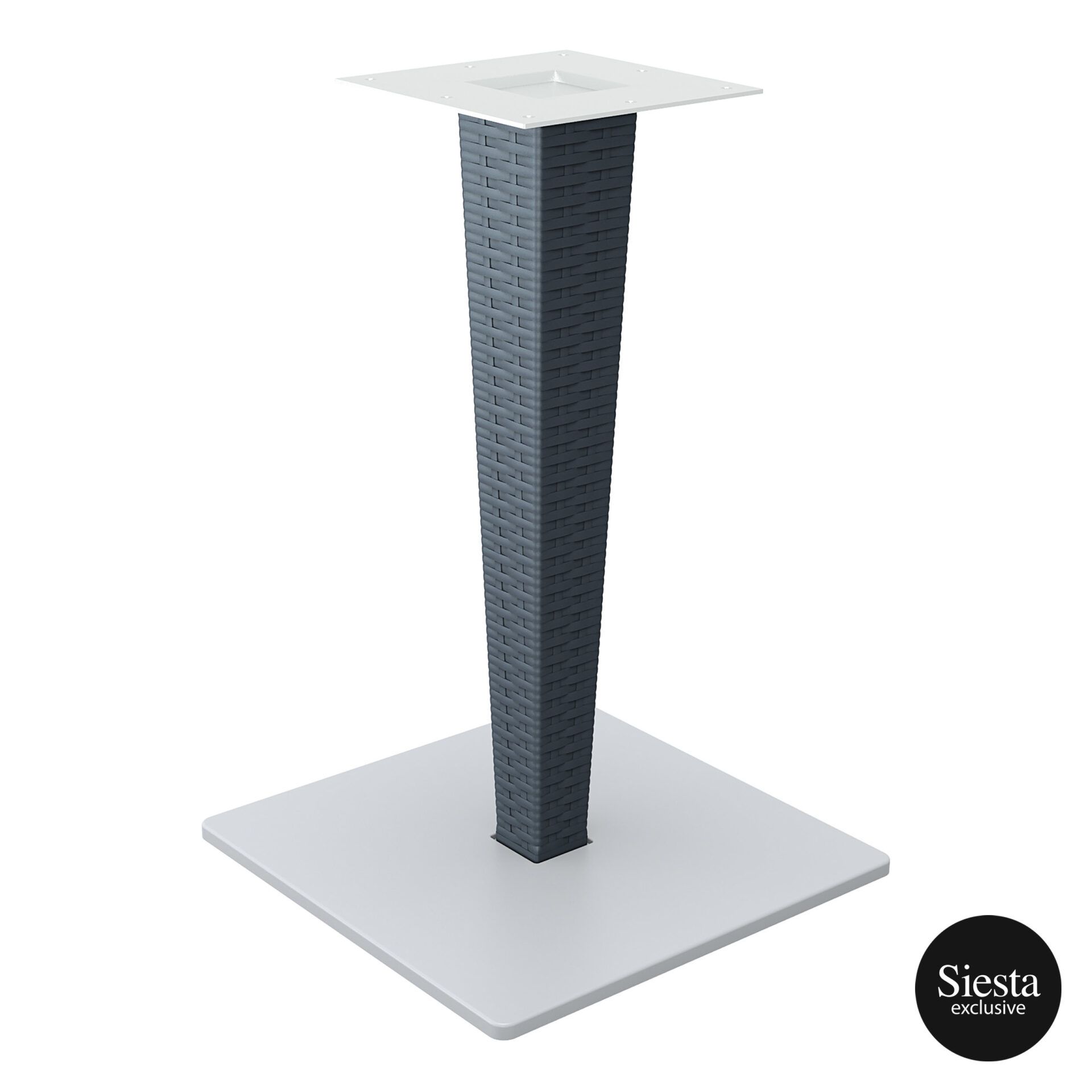 Riva Table Base - Anthracite