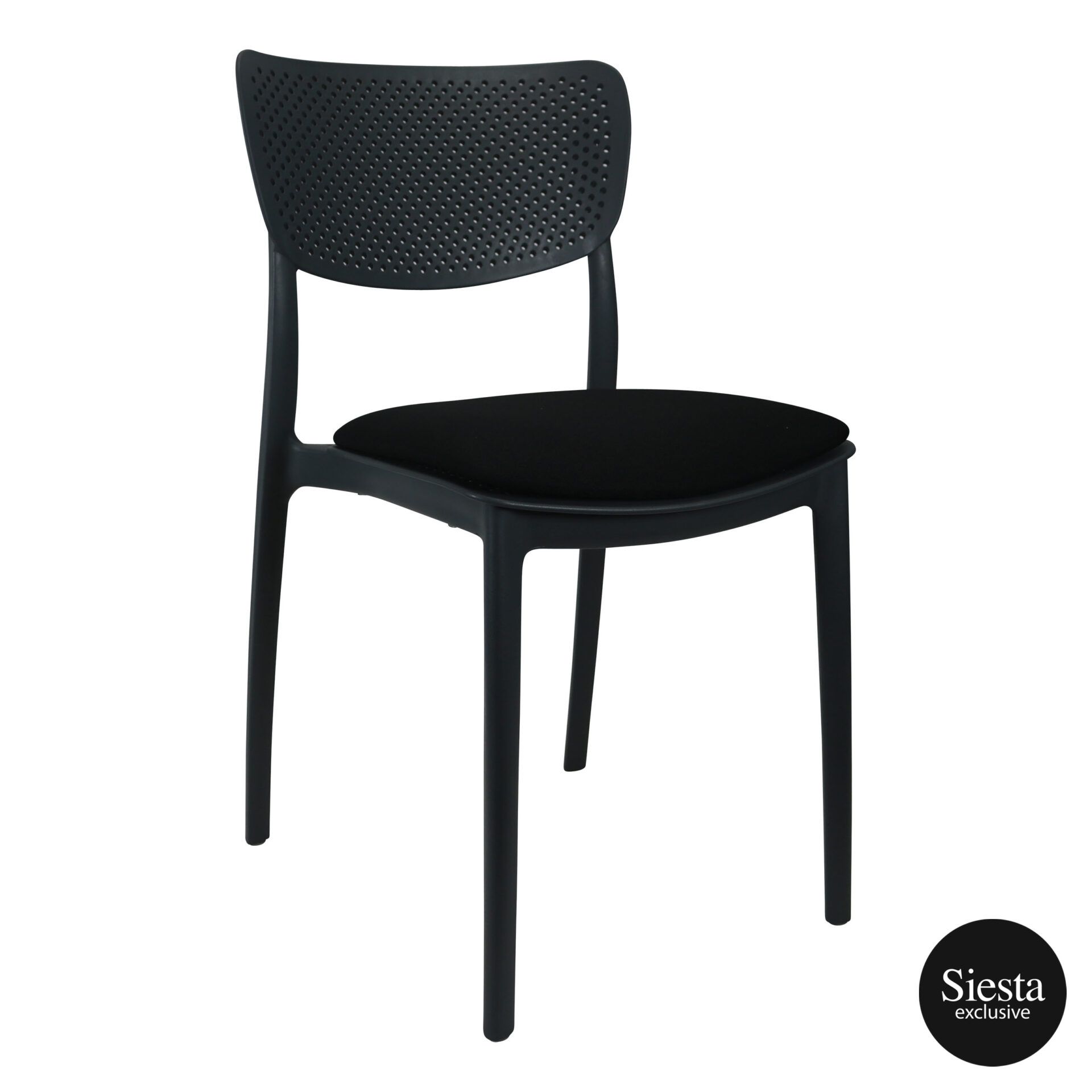 Seat Cushion - Black Fabric (Monna/Lisa/Lucy/Loft Chair)
