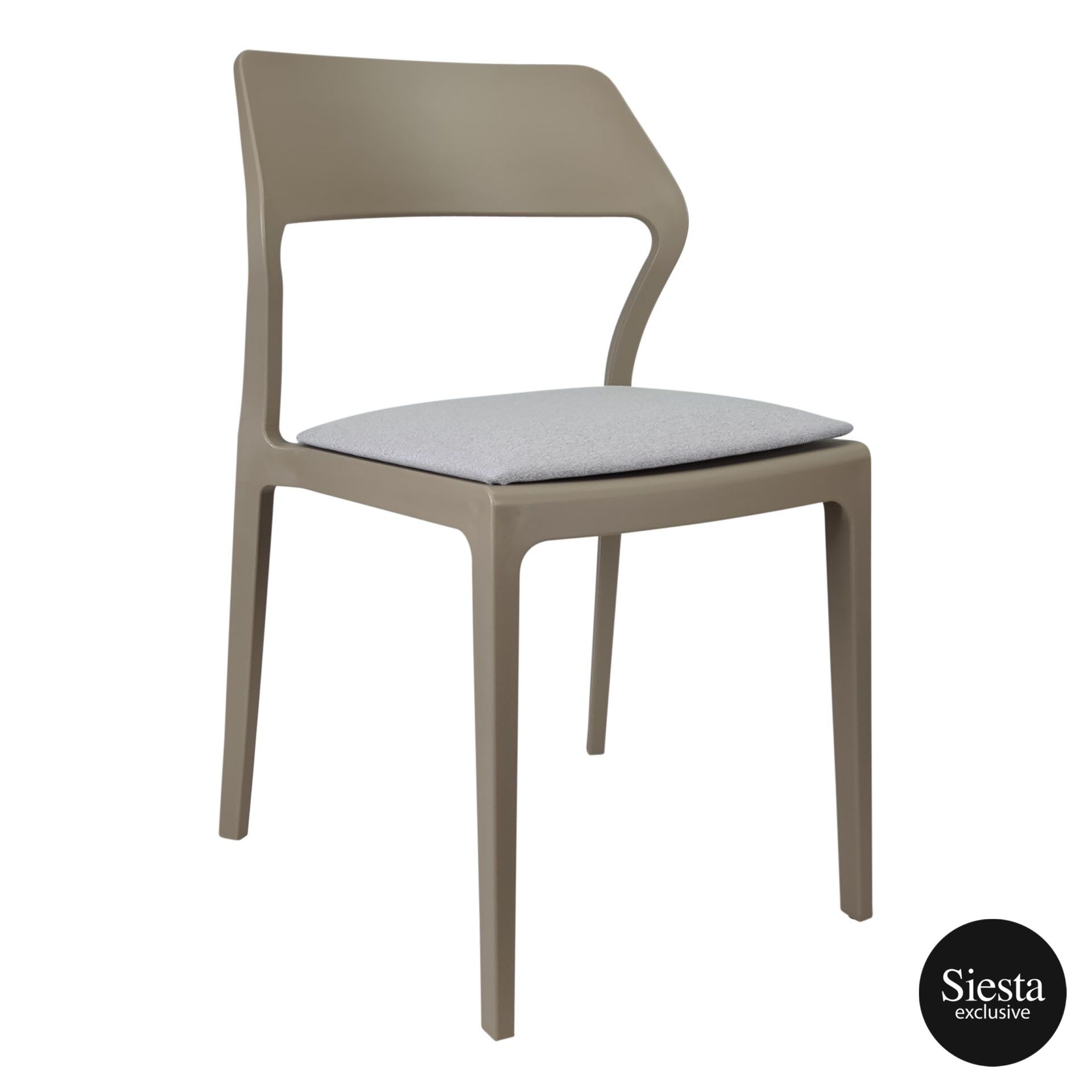 Seat Cushion - Light Grey Fabric (Snow/Plus Chair)