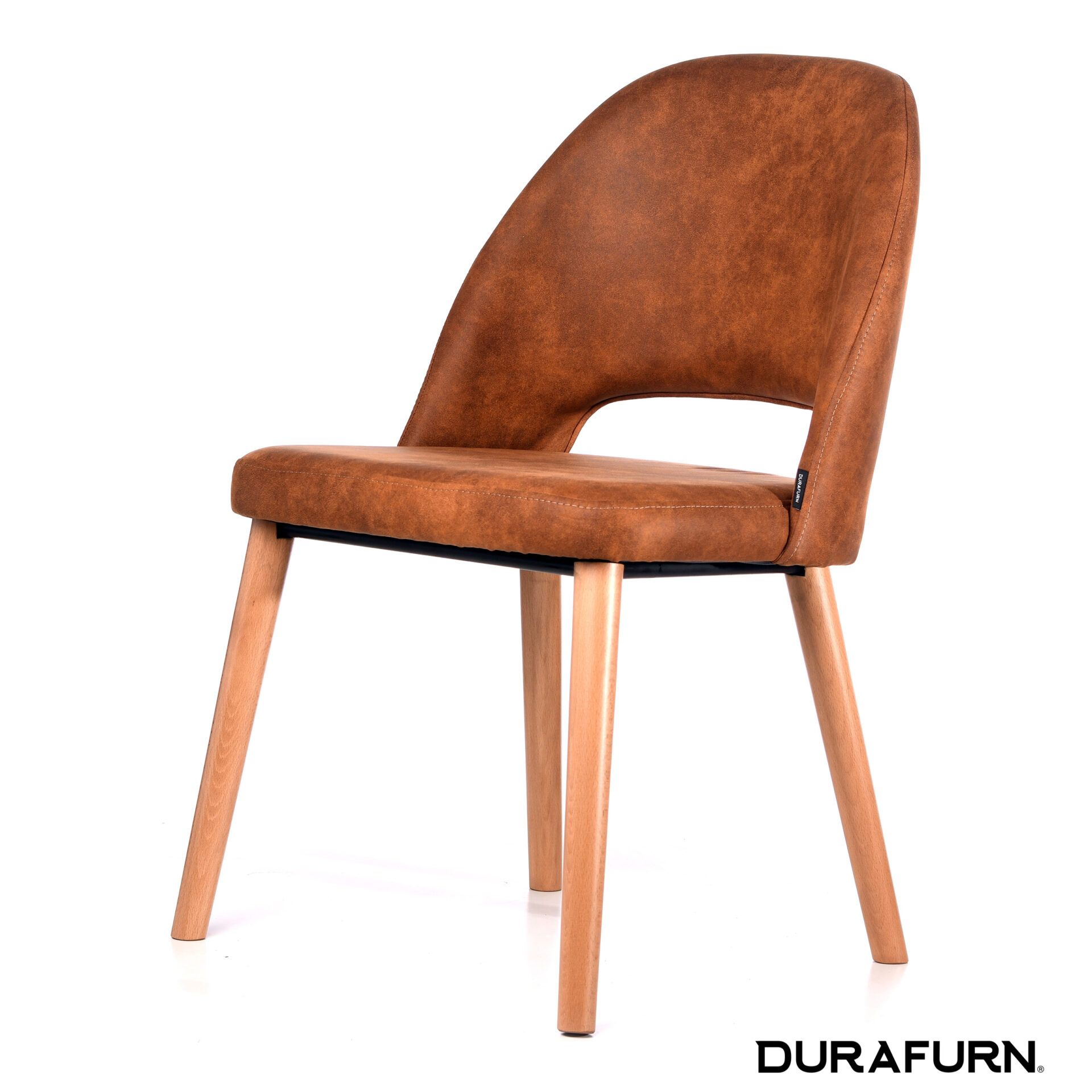 Semifreddo Chair - Trojan Oak Legs/Tan Fabric