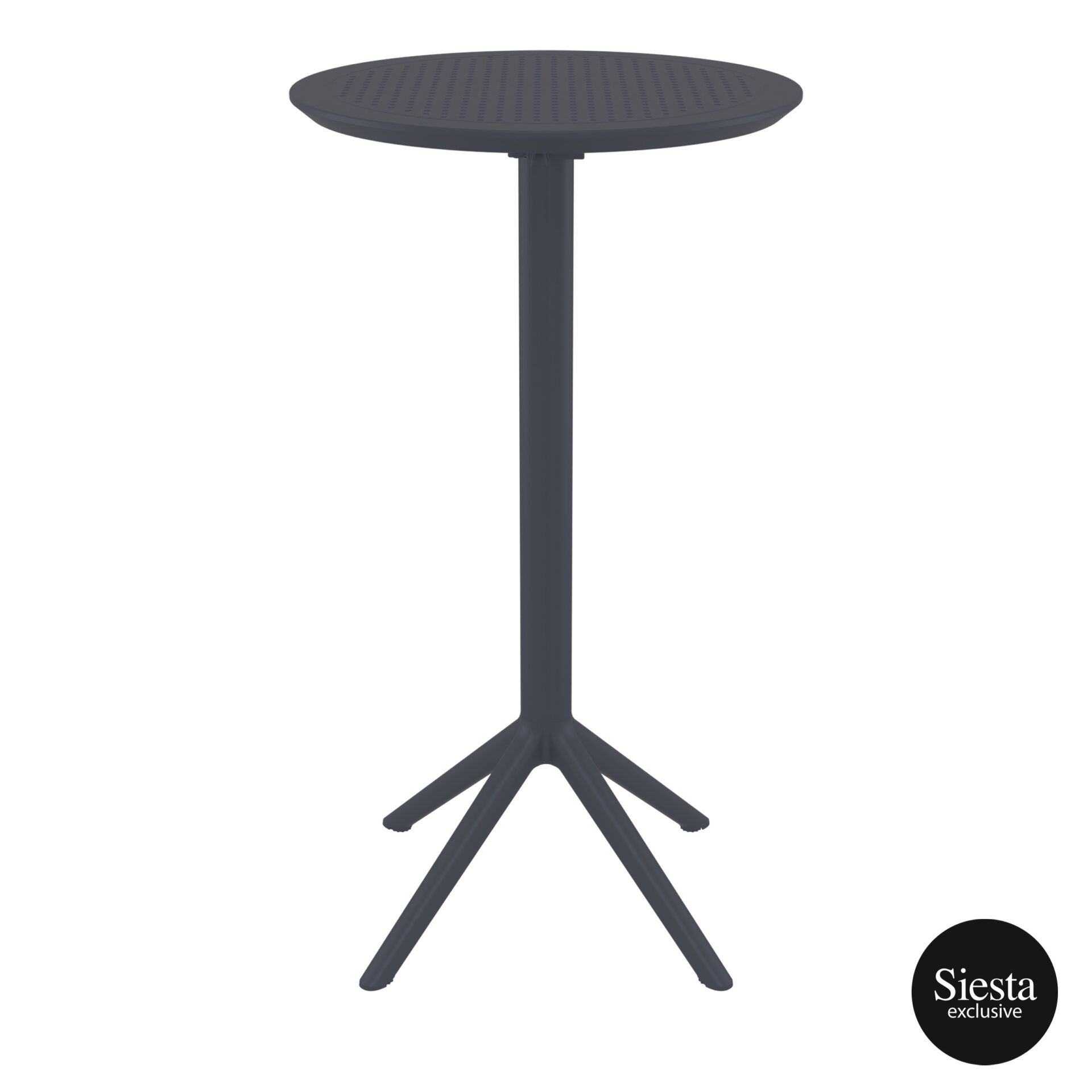 Sky Folding BAR Table 60 Round - Anthracite