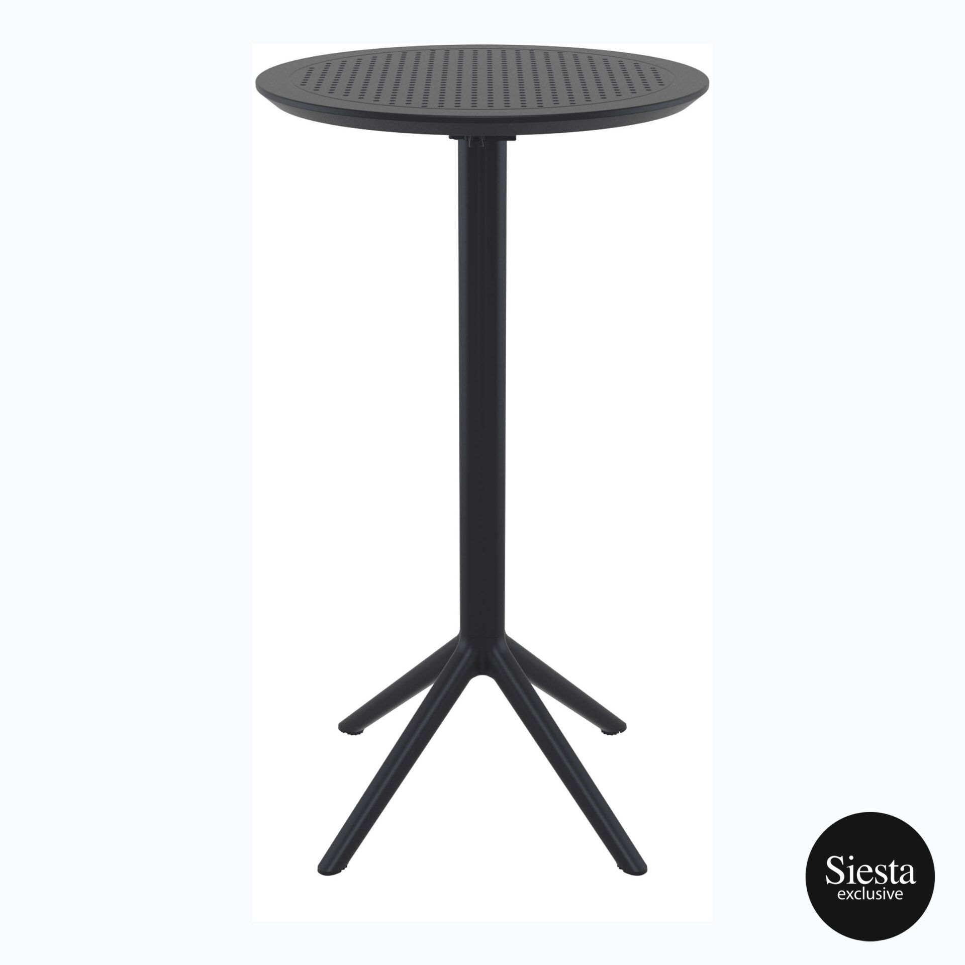 Sky Folding BAR Table 60 Round - Black