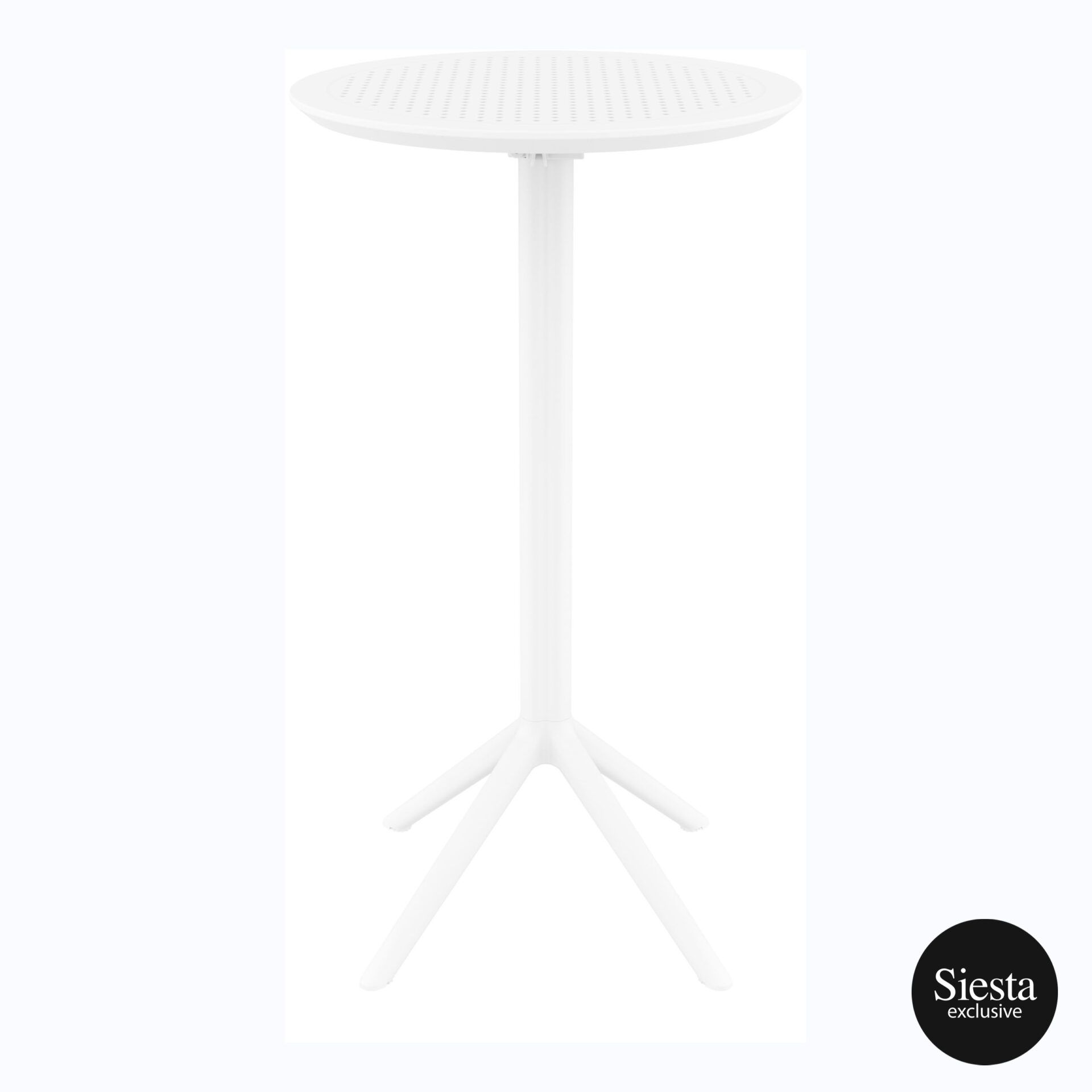 Sky Folding BAR Table 60 Round - White