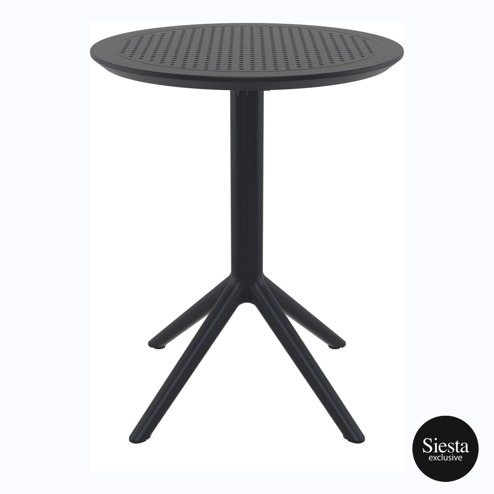 Sky Folding Table 60 Round - Black