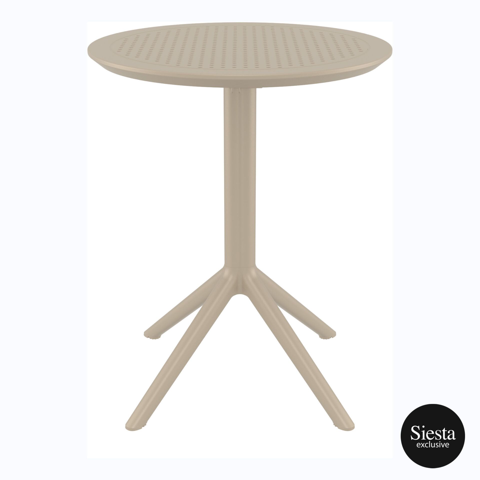 Sky Folding Table 60 Round - Taupe