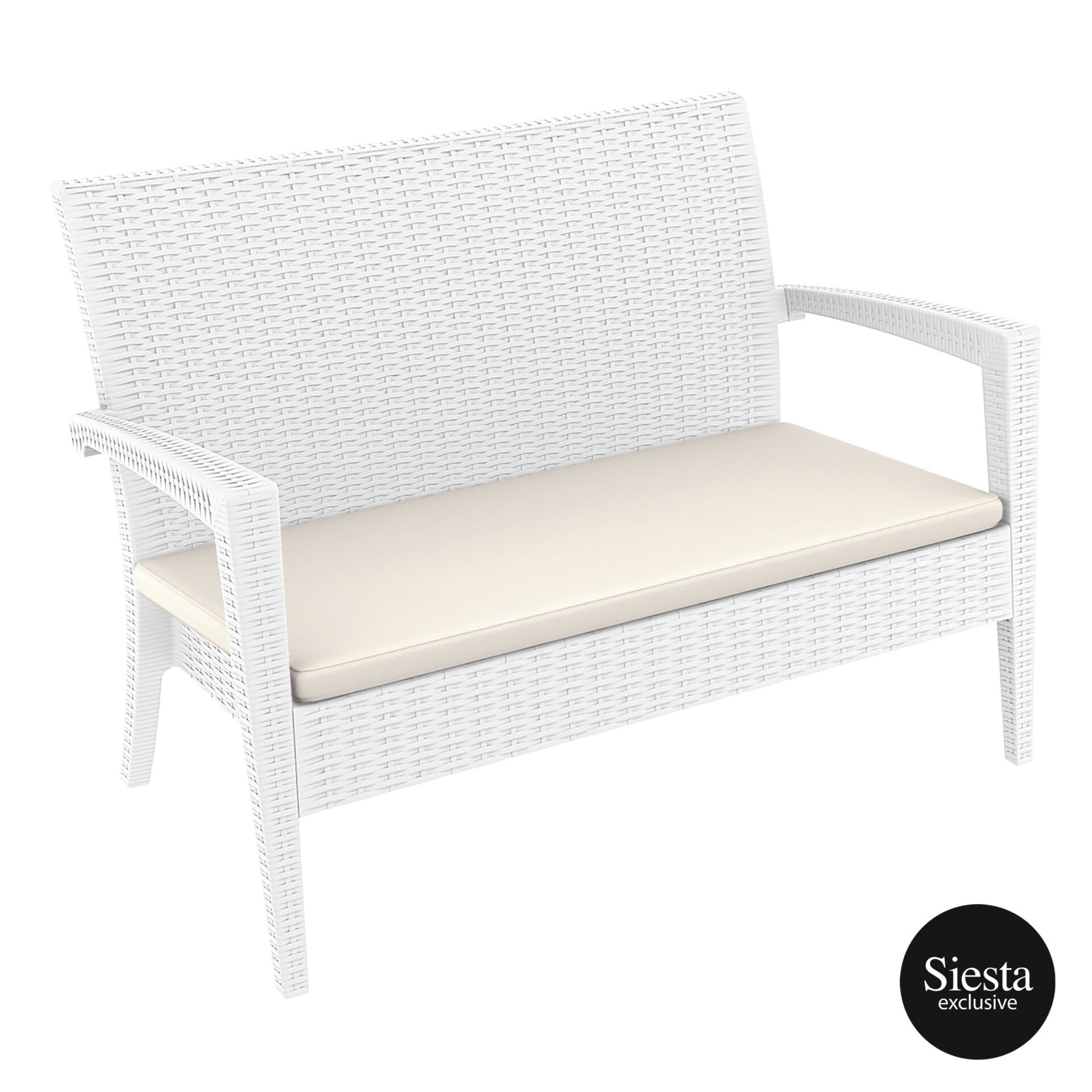 Tequila Lounge Sofa - White with Cushion
