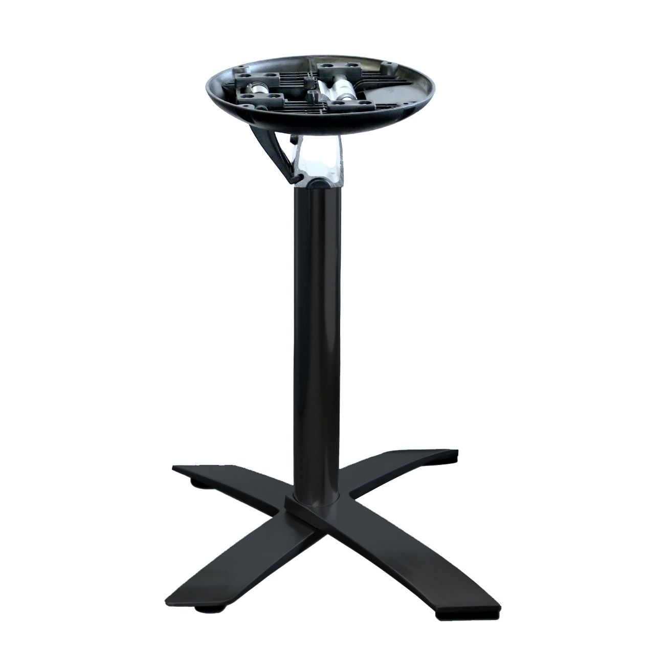 Titan Folding Table Base - Black