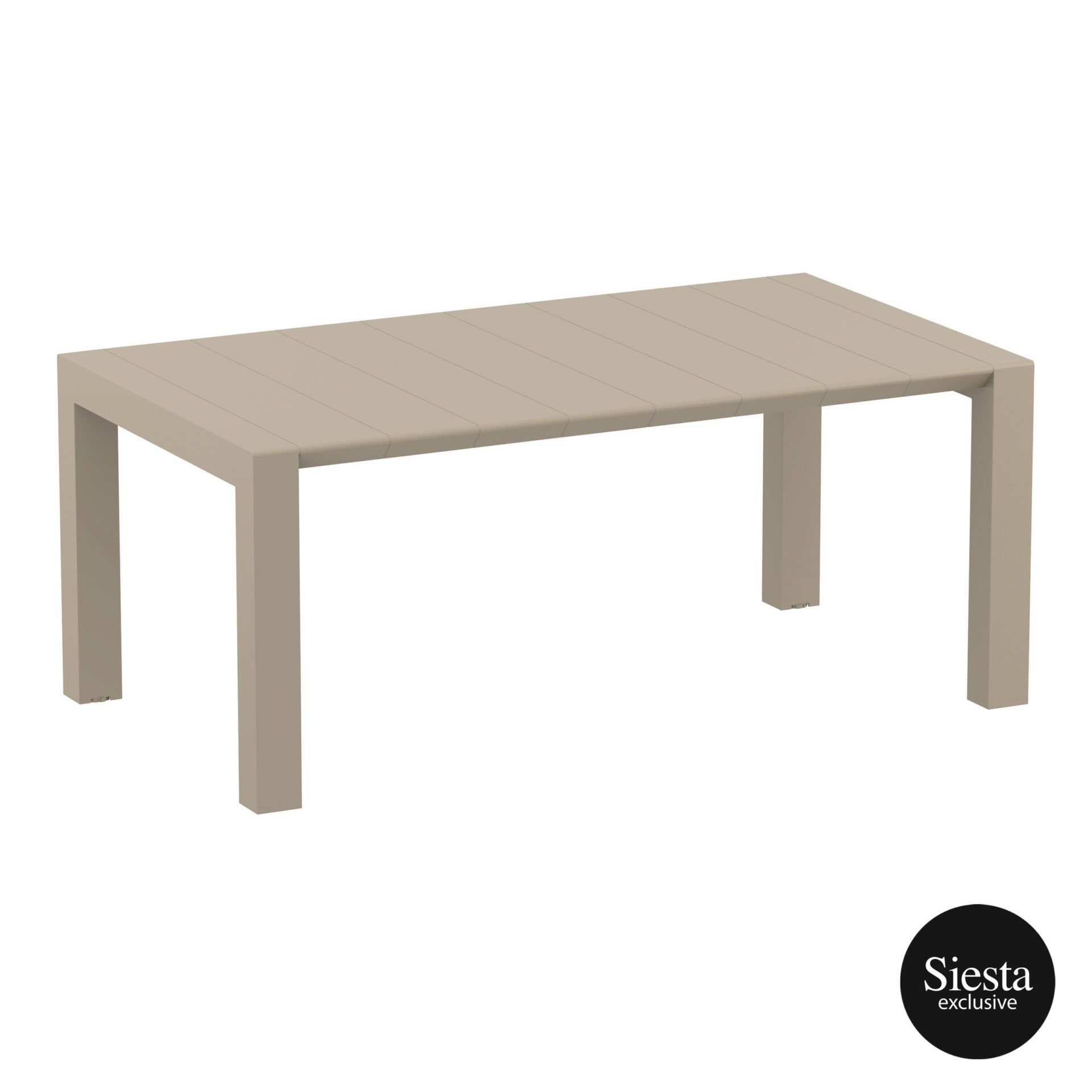 Vegas Table Medium 180/220 - Taupe