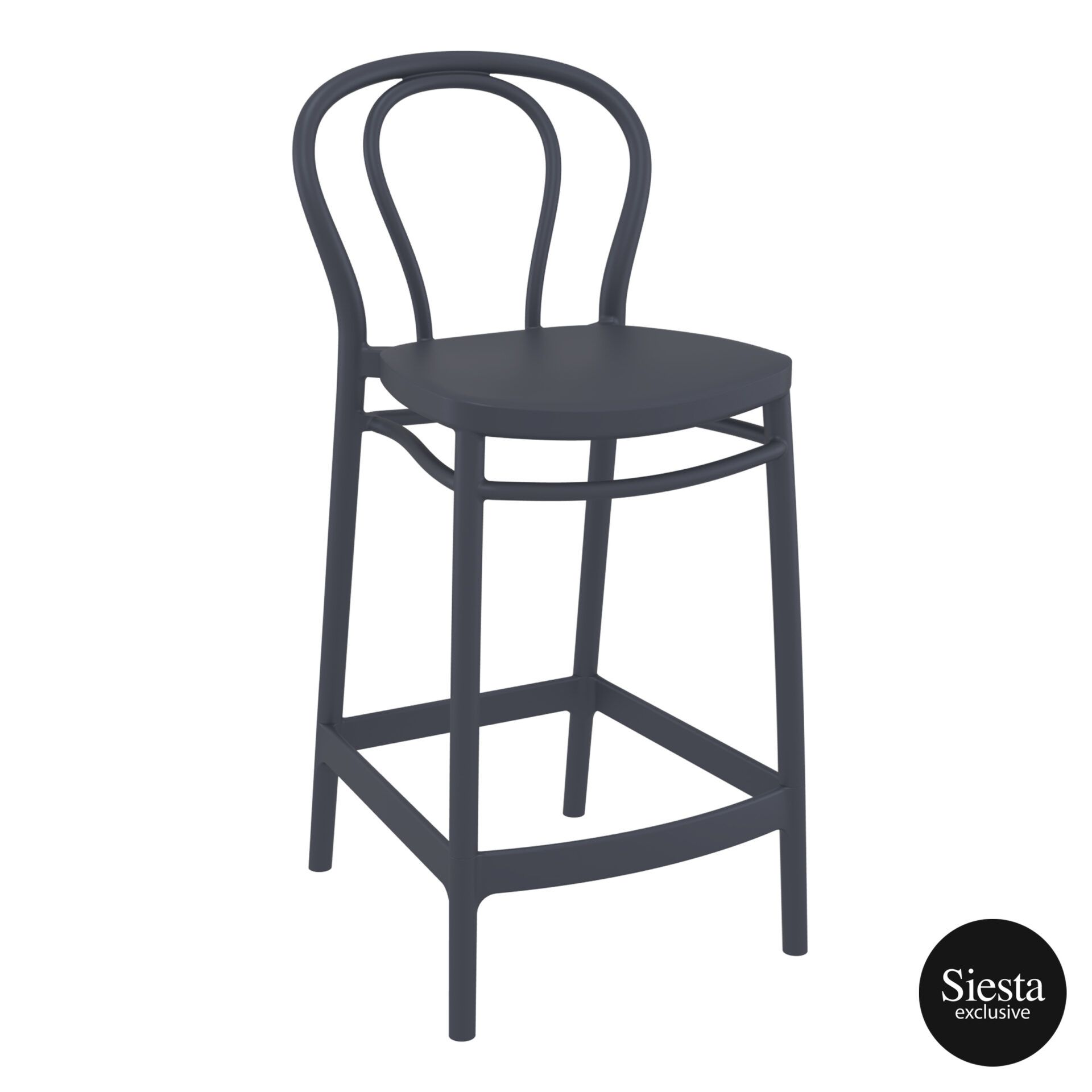 Victor Barstool 65 - Anthracite