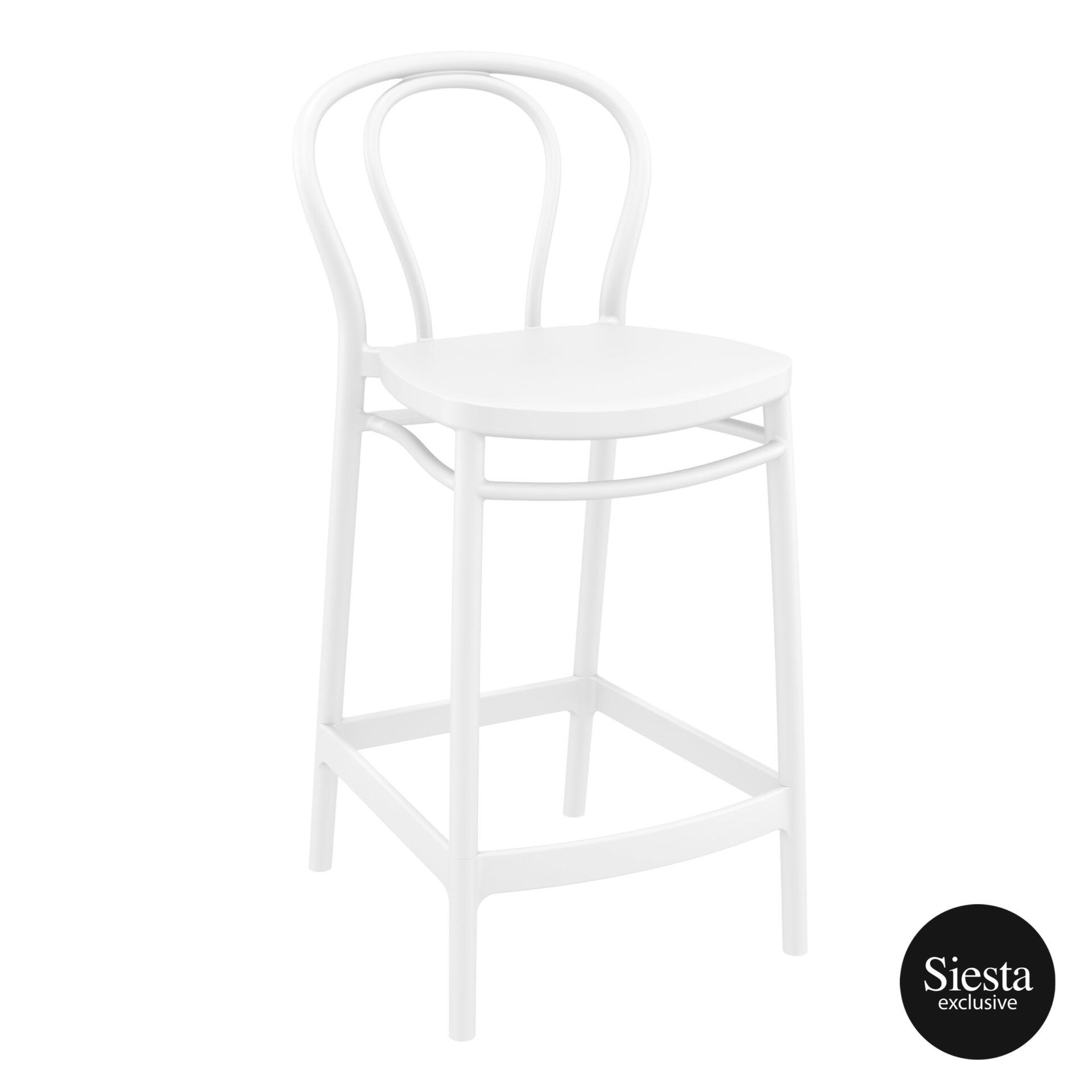 Victor Barstool 65 - White