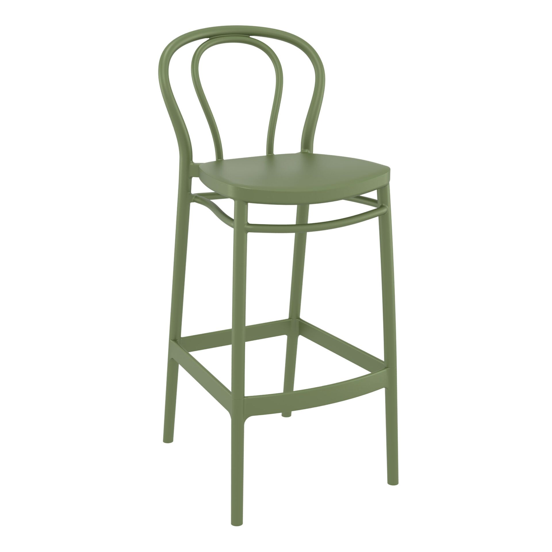 Victor Barstool 75 - Olive Green