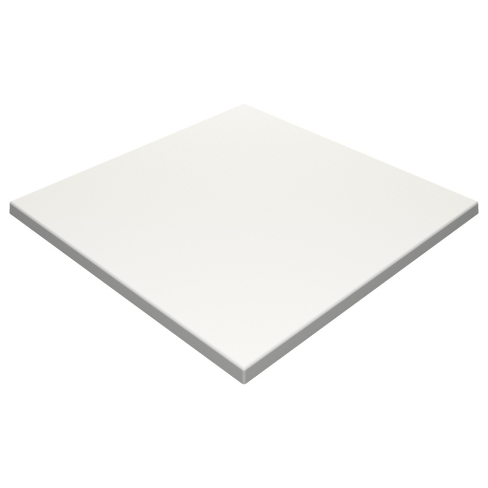 Werzalit White 600mm Square Duratop by SM France
