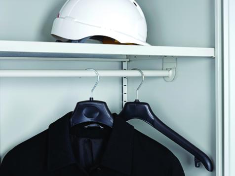 GO Cupboard Shelf with Coat Rail