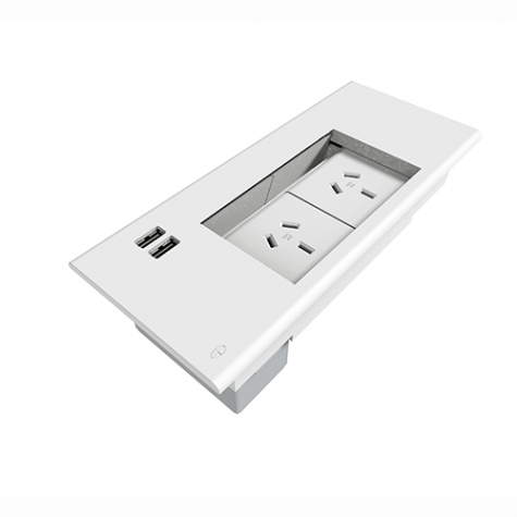 Surface Mount Box 2 GPO + 2 USB