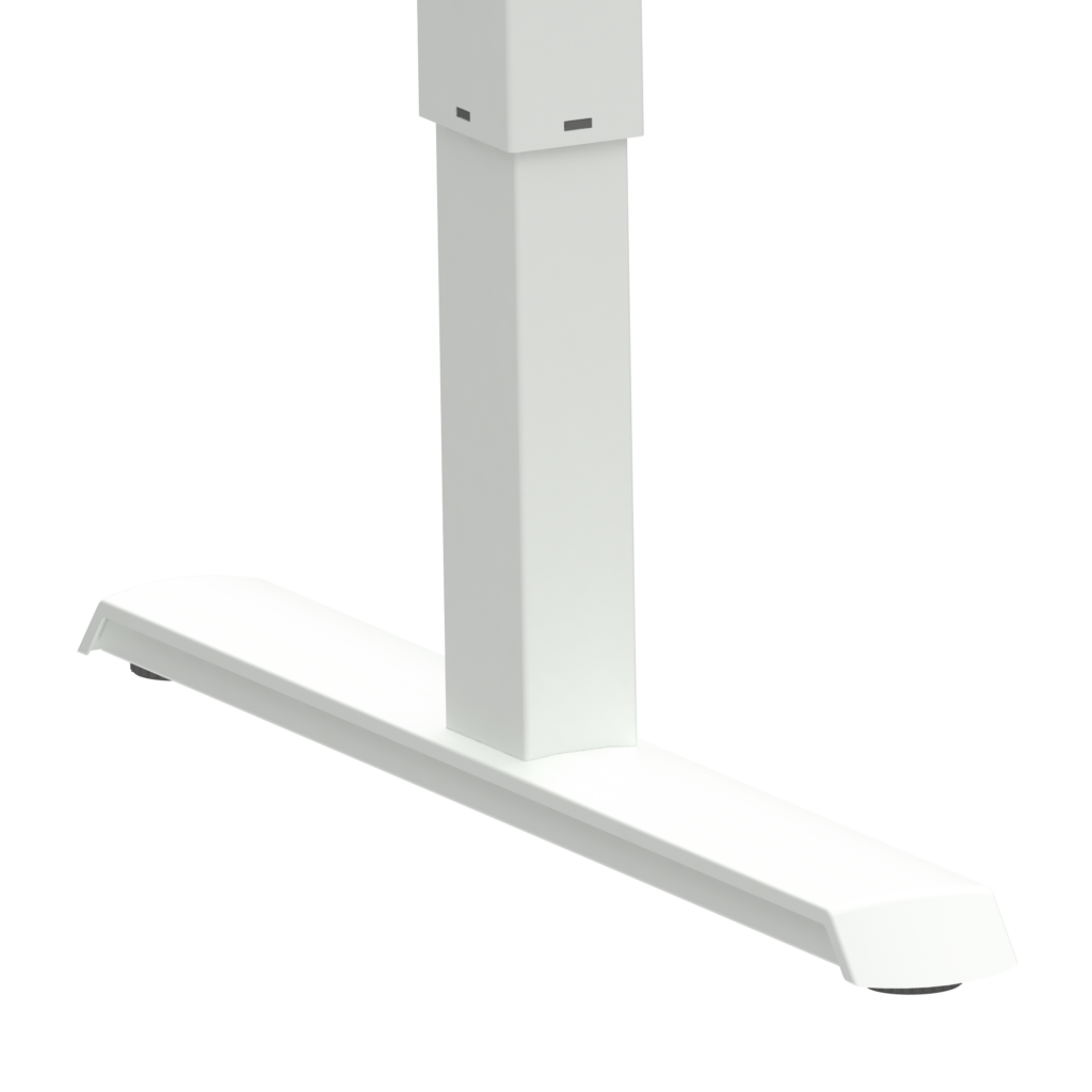 ConSet 501-33 EHA desk 1200w 800d white frame white top image