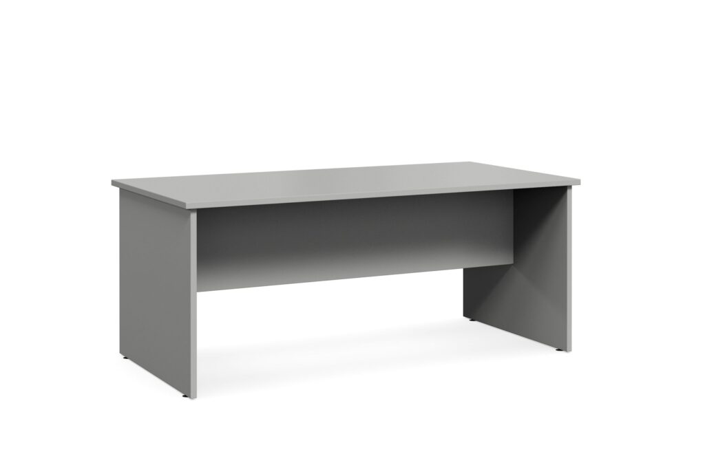 Accent Panel End Desk &ndash; Grey image