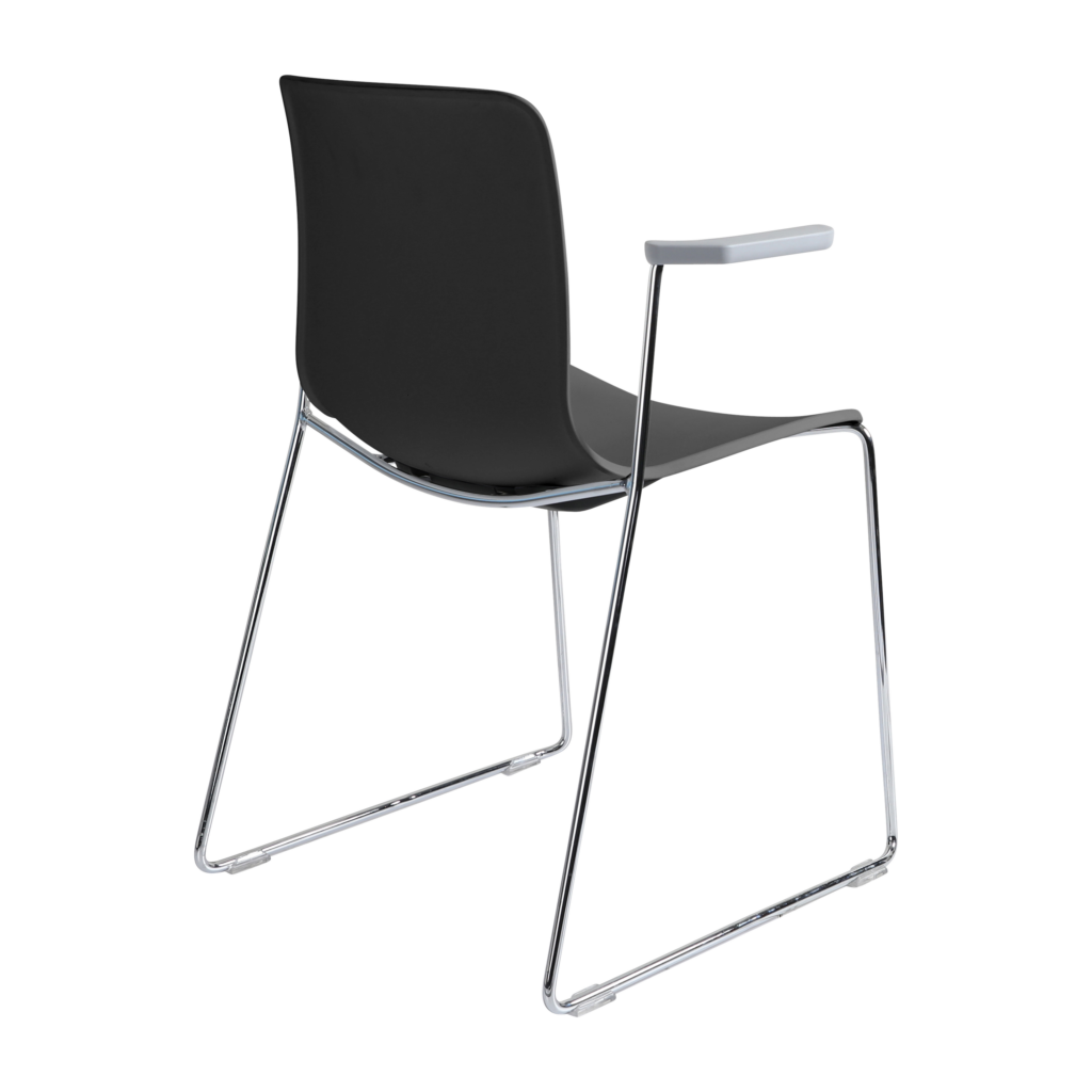 Acti Armchair (Black / Sled Base Arms) image